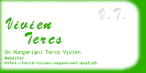 vivien tercs business card